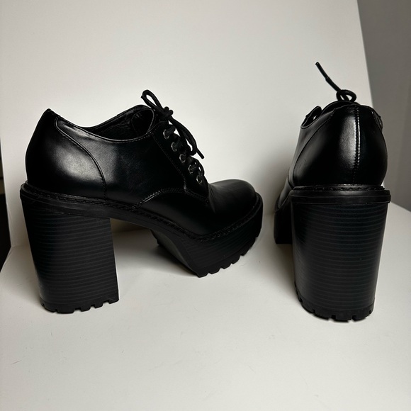 Madden Girl Keeperr Oxford Chunky Heel Lace-Up Women's Shoes size 8.5 - Picture 4 of 8